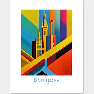 Barcelona Spain Abstract Splendor Posters and Art